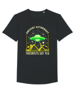 Ancient Astronaut Theorists Tricou mânecă scurtă guler larg Bărbat Skater