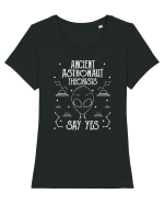 Ancient Astronaut Theorists Tricou mânecă scurtă guler larg fitted Damă Expresser