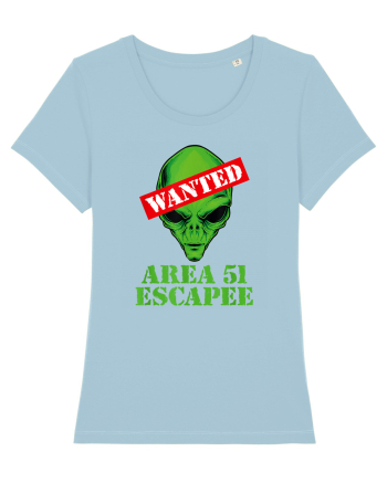 Area 51 Escapee Wanted Sky Blue