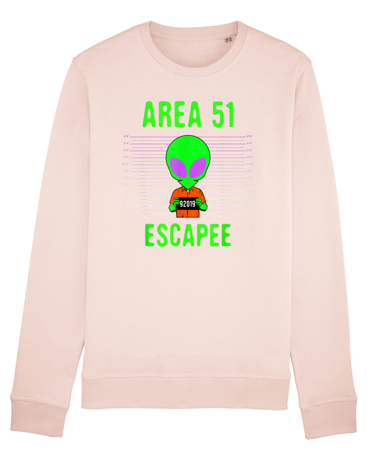 Bluză mânecă lungă Unisex Rise Candy Pink