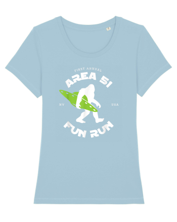 Area 51 Fun Run Bigfoot Sky Blue