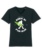 Area 51 Fun Run Bigfoot Tricou mânecă scurtă guler V Bărbat Presenter