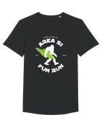 Area 51 Fun Run Bigfoot Tricou mânecă scurtă guler larg Bărbat Skater