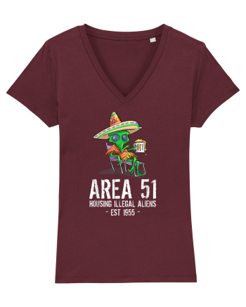 Drunk Illegal Alien Cinco De Mayo Burgundy