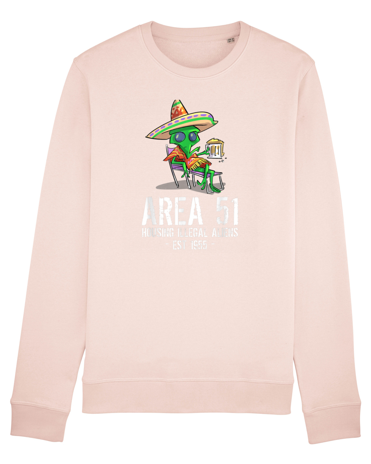 Bluză mânecă lungă Unisex Rise Candy Pink