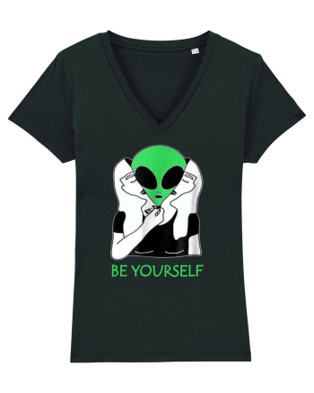 Be Yourself Alien Mask Black