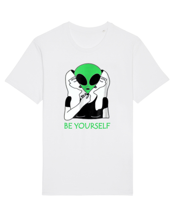 Be Yourself Alien Mask White