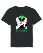 Be Yourself Alien Mask Tricou mânecă scurtă Unisex Rocker