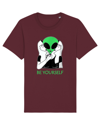 Be Yourself Alien Mask Burgundy