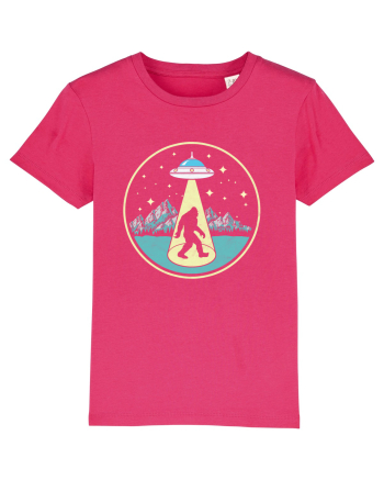 Bigfoot Abduction Vintage Sasquatch Raspberry