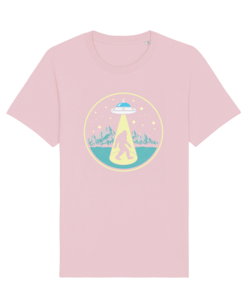 Bigfoot Abduction Vintage Sasquatch Cotton Pink