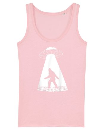Bigfoot UFO Abduction Cotton Pink