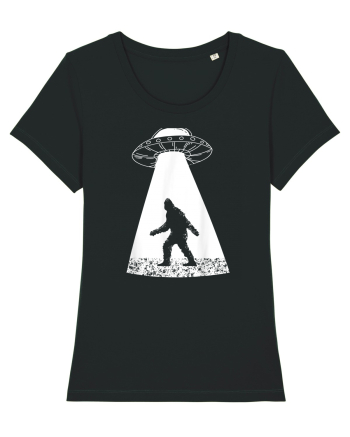 Bigfoot UFO Abduction Black