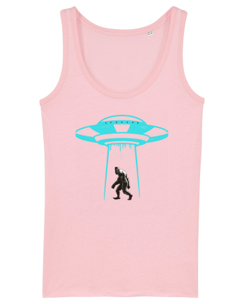 Bigfoot UFO Abduction Cotton Pink