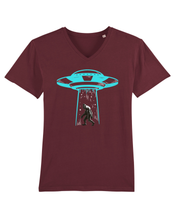 Bigfoot UFO Abduction Burgundy