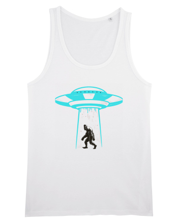 Bigfoot UFO Abduction White