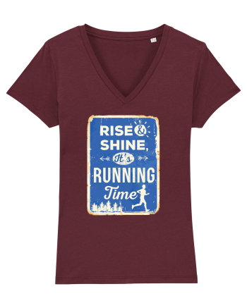 Rise and Shine Running Time Burgundy