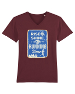 Rise and Shine Running Time Tricou mânecă scurtă guler V Bărbat Presenter