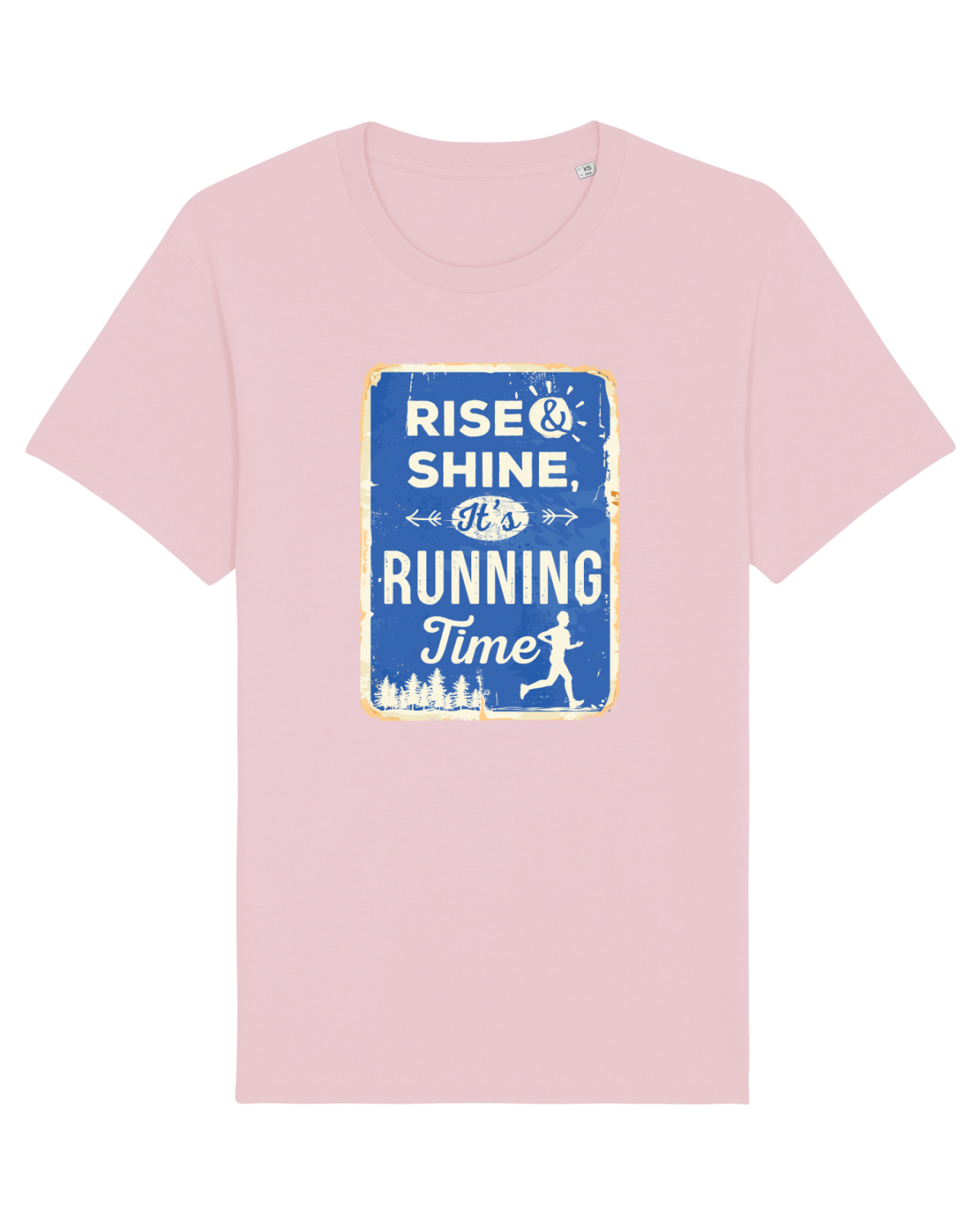 Tricou mânecă scurtă Unisex Rocker Cotton Pink