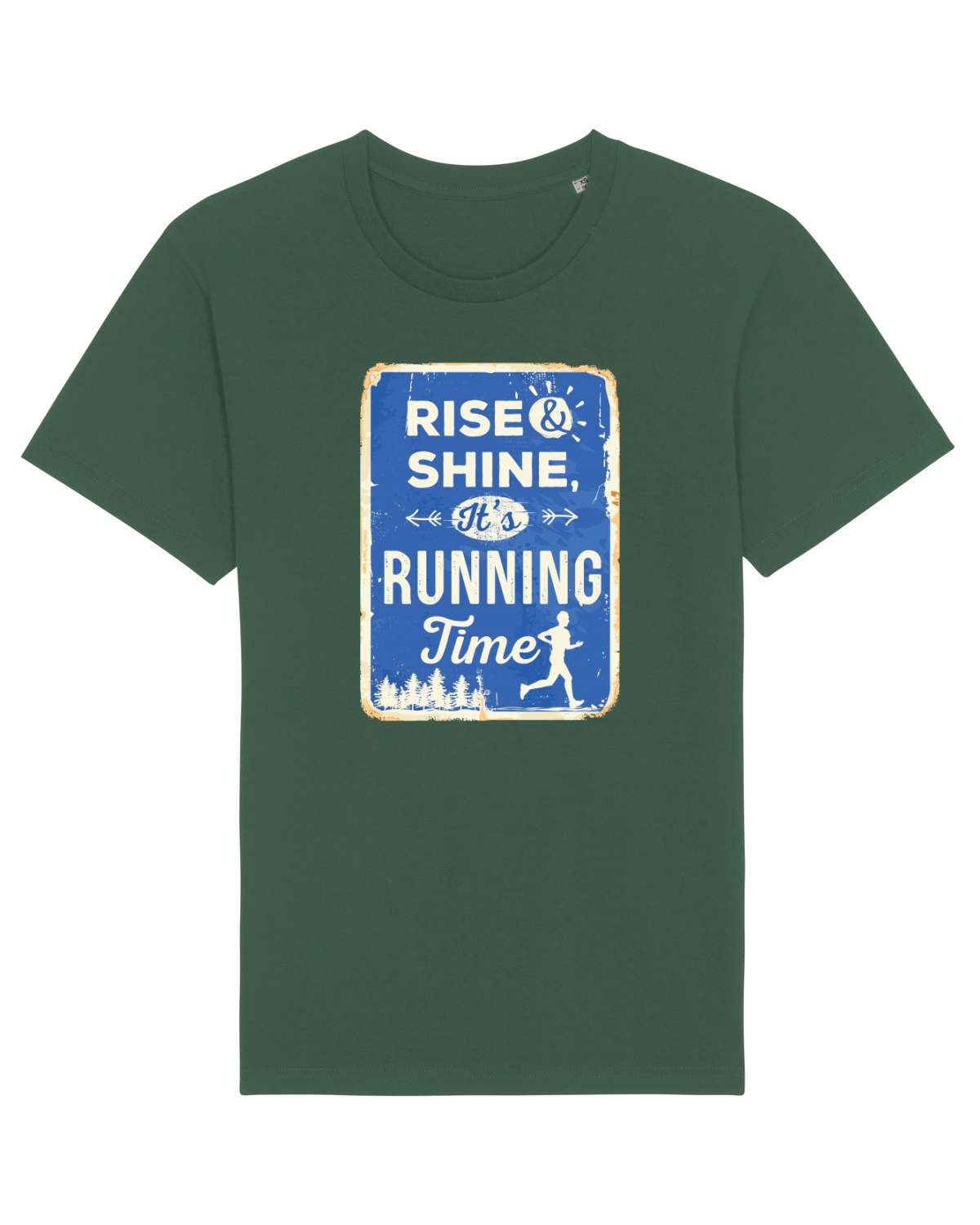 Tricou mânecă scurtă Unisex Rocker Bottle Green