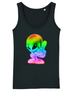 Colourful Alien Peace Sign UFO Alien Maiou Damă Dreamer