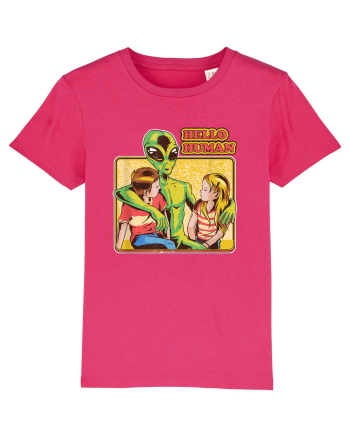 Cool Retro Alien Hello Humans Raspberry