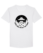 Corgi Lover UFO Alien Abduction Tricou mânecă scurtă guler larg Bărbat Skater