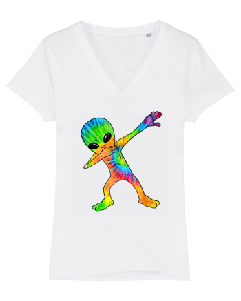 Dabbing Alien White