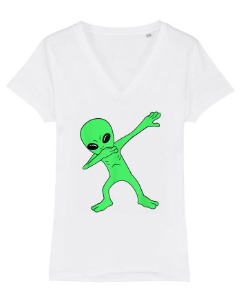 Dabbing Alien White