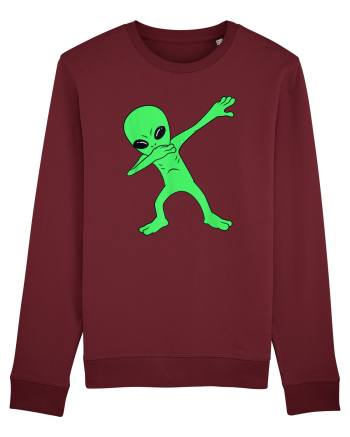 Dabbing Alien Burgundy