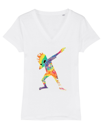 Colour Dabbing Alien White