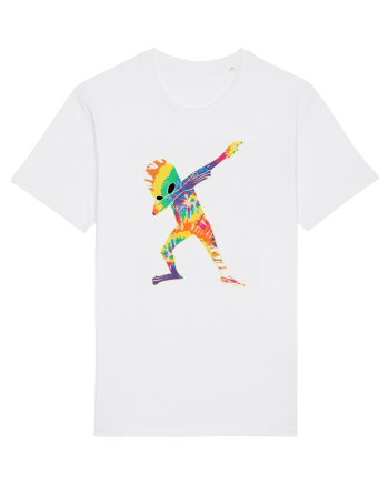 Colour Dabbing Alien White