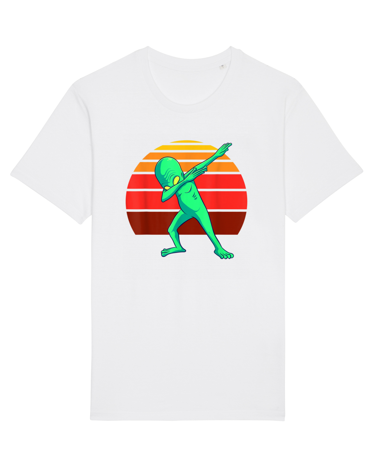 Tricou mânecă scurtă Unisex Rocker White