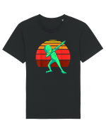 Sunset Dabbing Alien Tricou mânecă scurtă Unisex Rocker