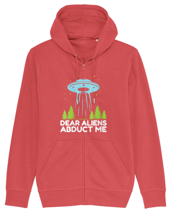 Dear Aliens Abduct Me Carmine Red