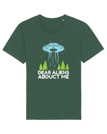 Dear Aliens Abduct Me Bottle Green