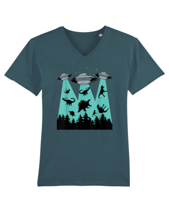 Dinosaur Alien Abduction Stargazer
