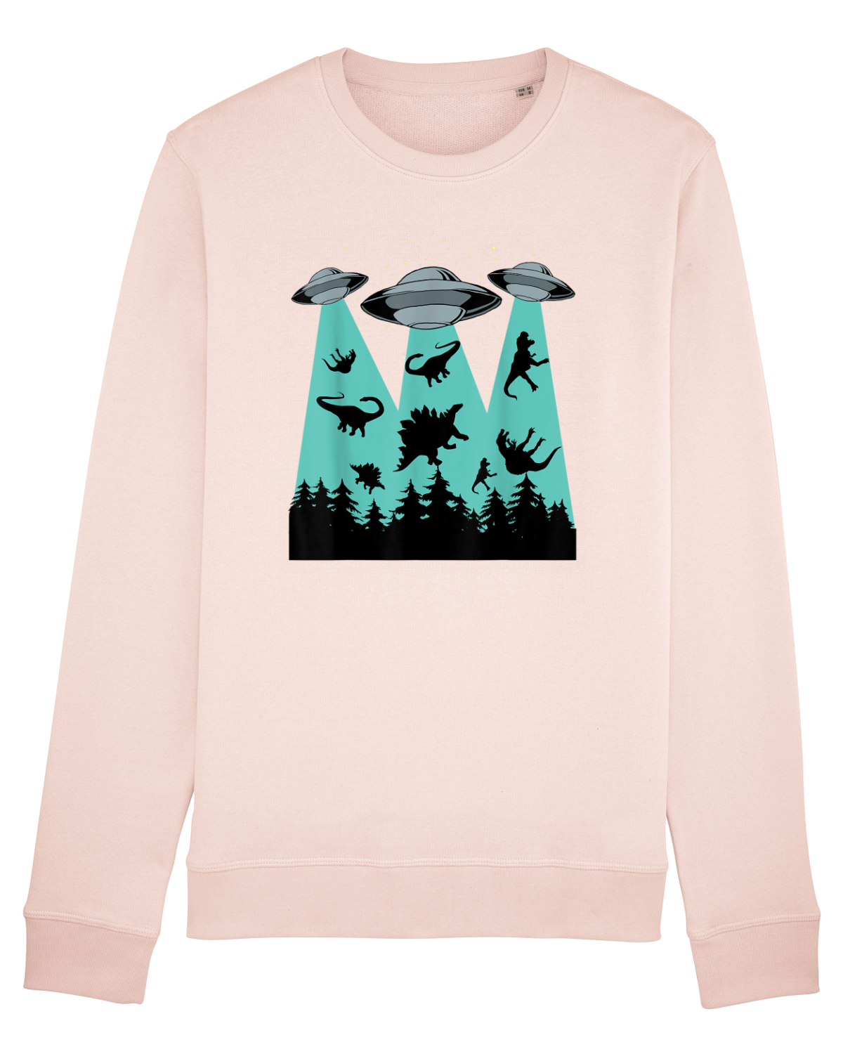 Bluză mânecă lungă Unisex Rise Candy Pink