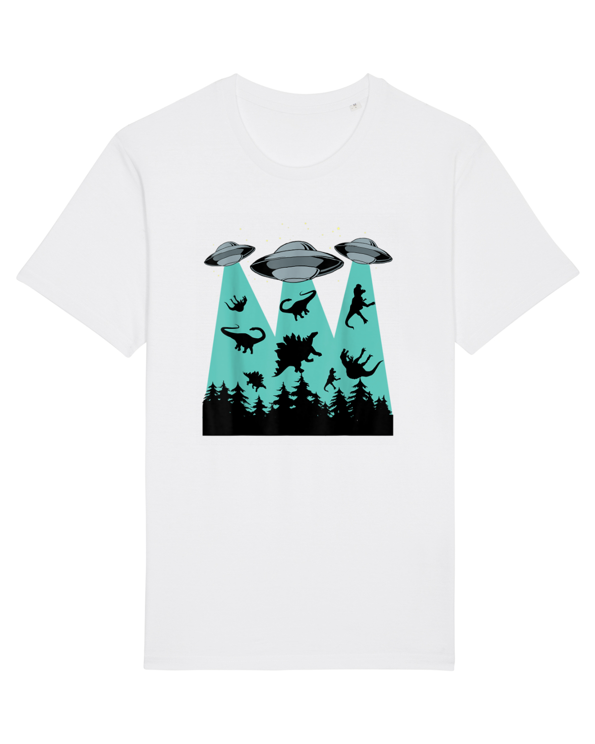Tricou mânecă scurtă Unisex Rocker White