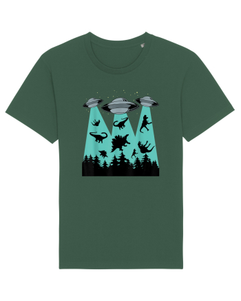 Dinosaur Alien Abduction Bottle Green