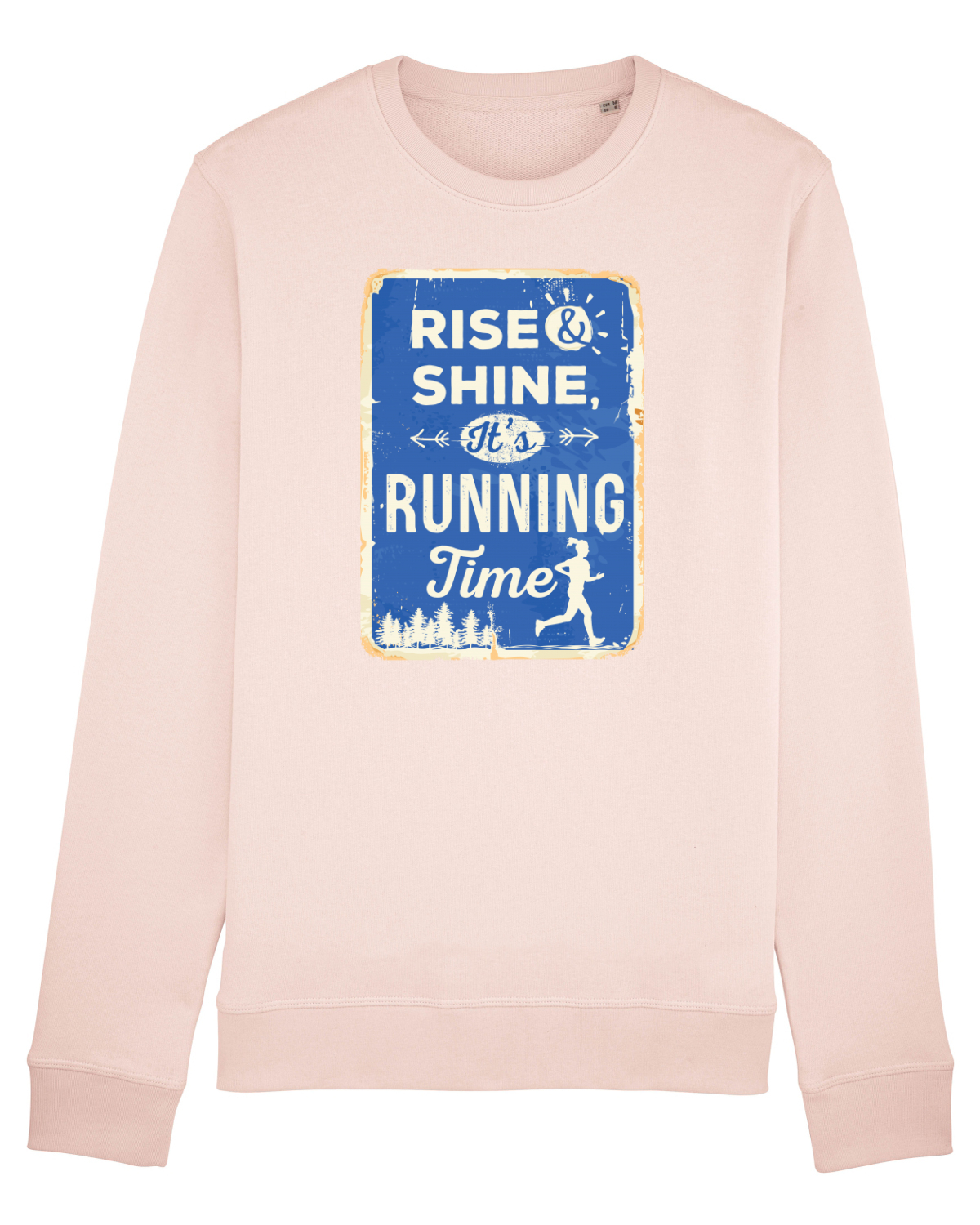 Bluză mânecă lungă Unisex Rise Candy Pink