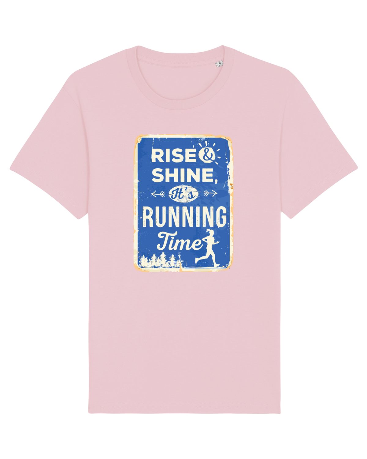 Tricou mânecă scurtă Unisex Rocker Cotton Pink