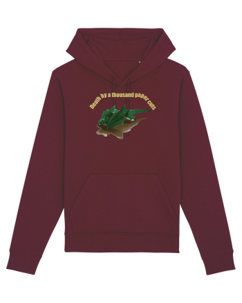 Origami Dragon Burgundy
