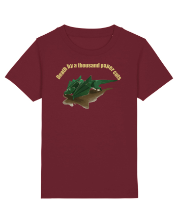 Origami Dragon Burgundy