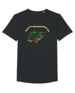 Origami Dragon Tricou mânecă scurtă guler larg Bărbat Skater