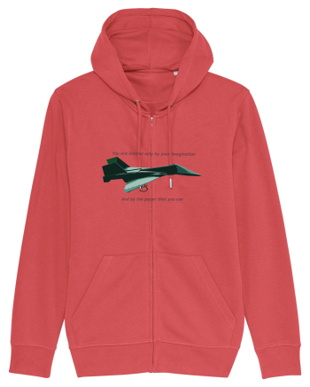 Origami Plane Carmine Red