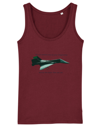 Origami Plane Burgundy