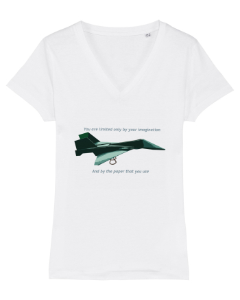 Origami Plane White