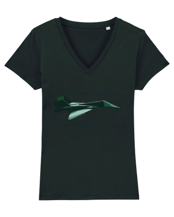 Origami Plane Black