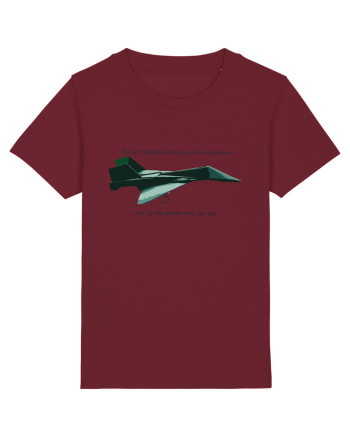 Origami Plane Burgundy